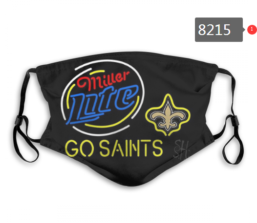 NFL 2020 New Orleans Saints Dust mask with filter